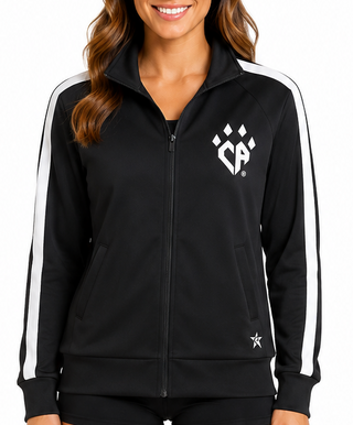 Black Track Jacket- FINAL SALE