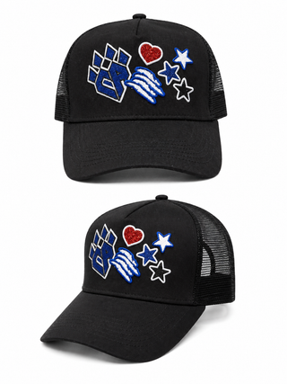 CA Patchwork Hat- FINAL SALE