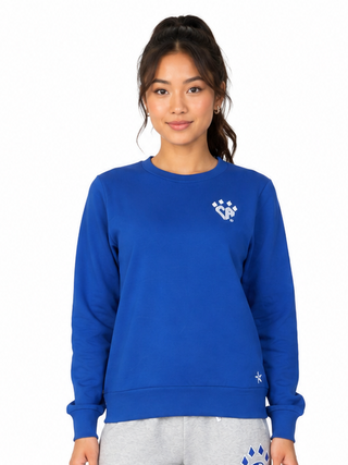 CA Royal Embroidered Crewneck