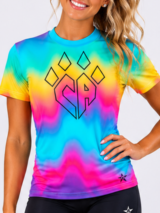 You Belong Here Tie Dye T- FINAL SALE