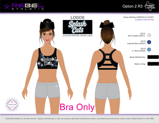 Splash Cats Sports Bra