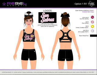 Sun Sabres Sports Bra