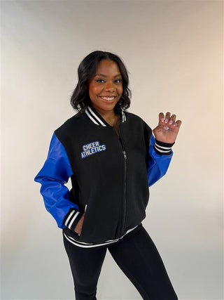LIMITED EDITION Cheer Athletics Letter Jacket with Crystals