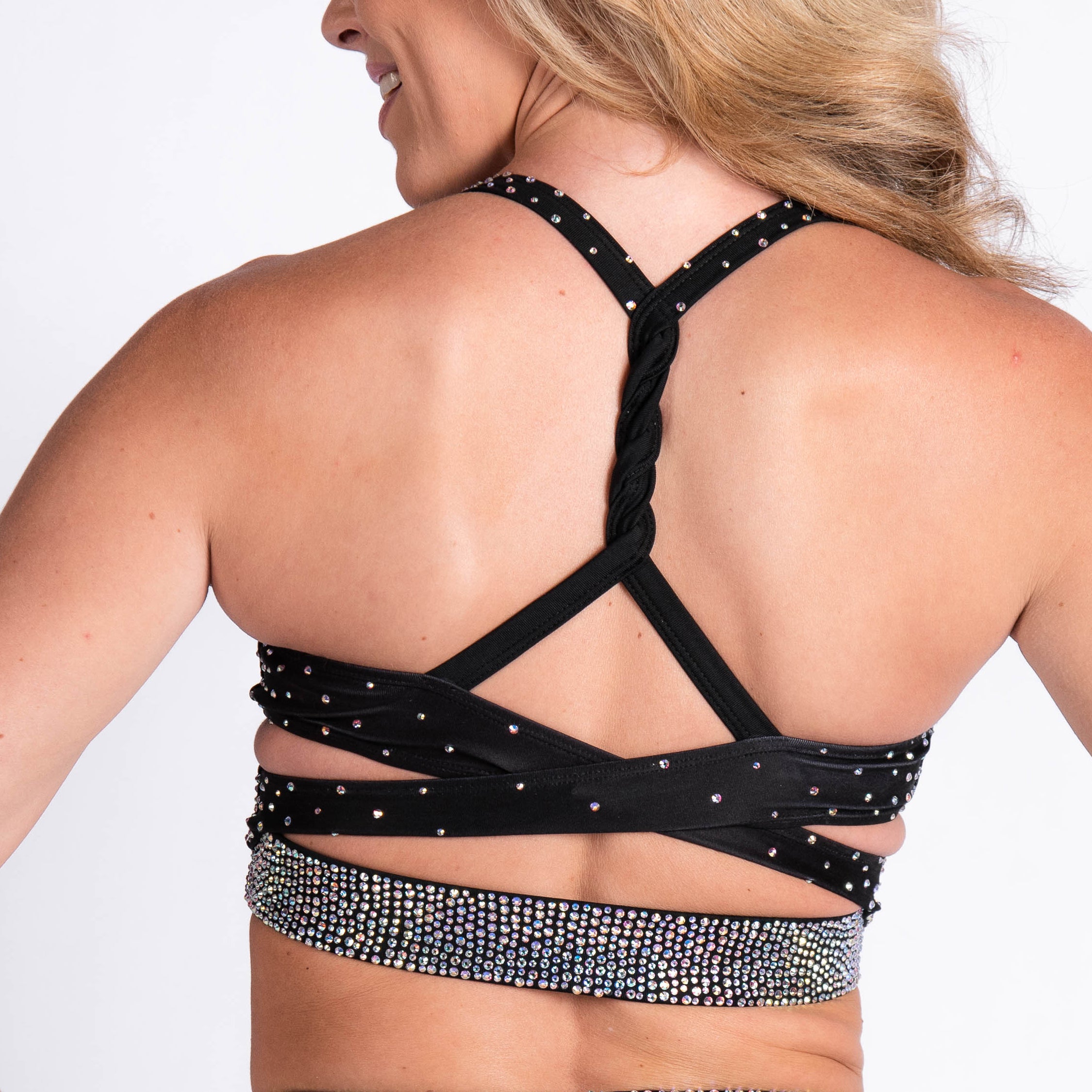 Iconic Crystal Couture Sports Bra - Special Order – Cheer Athletics Pro Shop