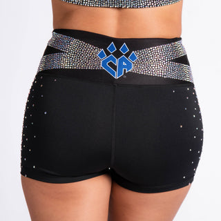 *CA2011651 Iconic Crystal Couture Compression Shorts-e 2