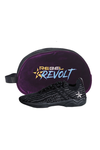 Rebel Athletic Ruthless Cheer Shoe, Blackout, 1 Big Kid :  Clothing, Shoes & Jewelry